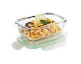 Signoraware Lock `N` Store Glass Container Rectangular 180ml