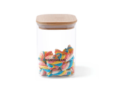 Signoraware Trison Square Jar With Bamboo Lid 850 mlSignoraware Trison Borosilicate Glass Square Jar | Food Storage container with Airtight Bamboo Lid | Multipurpose | For wet and Dry Storage | Easy to Clean | Heat Resistant | (850ml | Clear)
