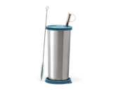 Signora Ware Sip Fast Stainless Steel Tumbler with 1 Straw & 2 Lids | Microwave & Freezer Safe | Airtight & Leakproof | Perfect for Water, Smootheis & Shakes | Ideal for Outdoor Use (500ml)