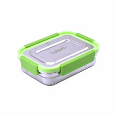 DUBBLIN Dineout Jr. Stainless Steel Lunch Box Insulated Airtight Spill Proof, sabzi Container Inside