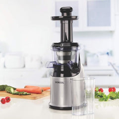 Borosil Health Pro Cold Press Slow Juicer, Portable Slow Juicer, Compact Design, For Fresh Fruits & Vegetables, 200 W