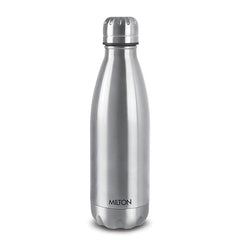 Milton Duo DLX 750 Thermosteel 700 ml Water Bottle, 24 Hr Hot and Cold I Leak Proof Lid, ISI Certified I Vacuum Insulated I for Office, Gym, School I