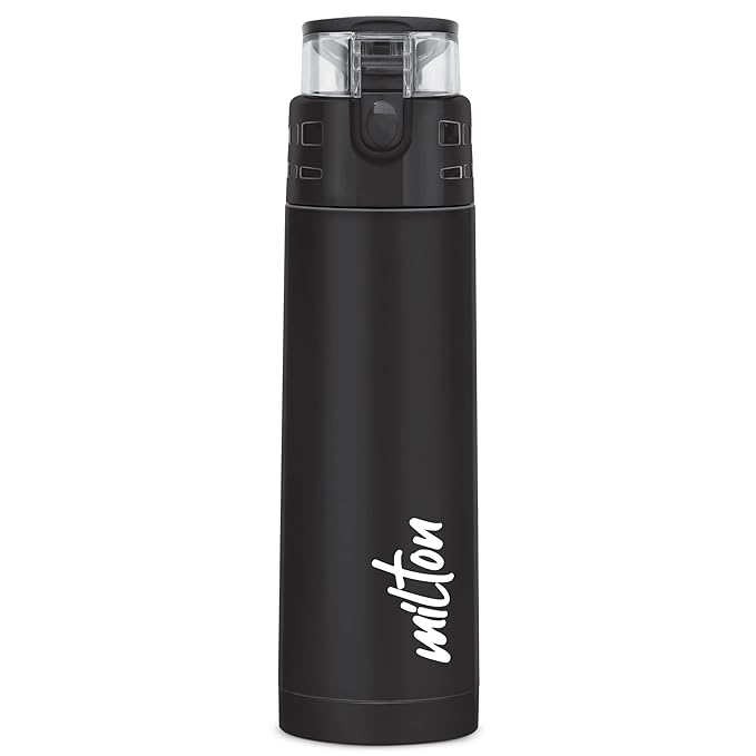 Atlantis 600 Thermosteel Water Bottle,24 Hr Hot and Cold I Leak Proof Lid, ISI Certified I Vacuum Insulated I for Office, Gym, School