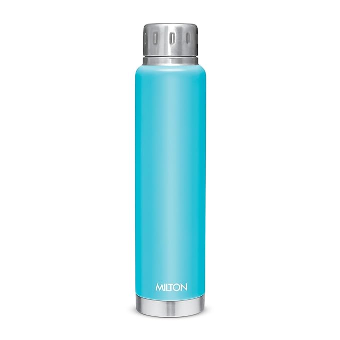 Milton Elfin Thermosteel 750 ml Water Bottle, 24 Hr Hot and Cold I Leak Proof Lid, ISI Certified I Vacuum Insulated I for Office, Gym, School I