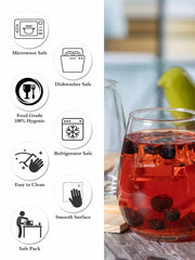 Soft Drinks Glasses Water and Juice Tumbler Highball Astoria Glasses Clear Iced Everyday Drinking Glasses for Drinking Milkshake, Soda, Dishwasher Safe