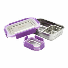 DUBBLIN Dineout Jr. Stainless Steel Lunch Box Insulated Airtight Spill Proof, sabzi Container Inside