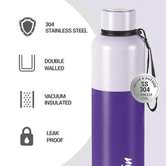 Ancy 500 Thermosteel Water Bottle,| 24 Hours Hot and Cold | Easy to Carry | Rust Proof | Tea | Coffee | Office| Gym | Home | Kitchen | Hiking | Trekking | Travel Bottle