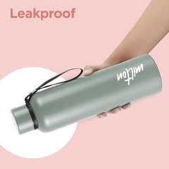 Aura 1000 Thermosteel Bottle, 1 Litre| 24 Hours Hot and Cold | Easy to Carry | Rust & Leak Proof | Tea | Coffee | Office| Gym | Home | Kitchen | Hiking | Trekking | Travel Bottle