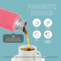 Milton Elfin Thermosteel 750 ml Water Bottle, 24 Hr Hot and Cold I Leak Proof Lid, ISI Certified I Vacuum Insulated I for Office, Gym, School I