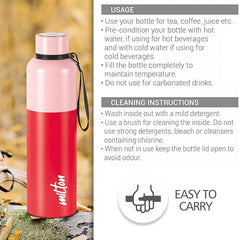 Ancy 500 Thermosteel Water Bottle,| 24 Hours Hot and Cold | Easy to Carry | Rust Proof | Tea | Coffee | Office| Gym | Home | Kitchen | Hiking | Trekking | Travel Bottle