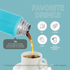 Milton Elfin Thermosteel 750 ml Water Bottle, 24 Hr Hot and Cold I Leak Proof Lid, ISI Certified I Vacuum Insulated I for Office, Gym, School I