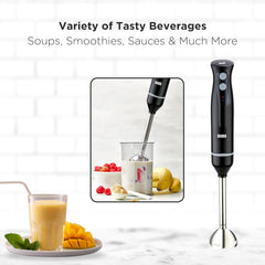 BOSS Zest Cordless Hand Blender | 150-Watts | Rechargeable With Multifunctional Blade | Detachable Shaft | Next-GEN