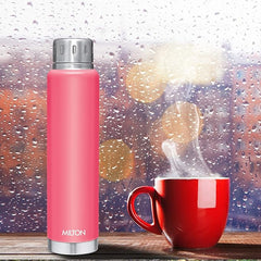 Milton Elfin Thermosteel 750 ml Water Bottle, 24 Hr Hot and Cold I Leak Proof Lid, ISI Certified I Vacuum Insulated I for Office, Gym, School I