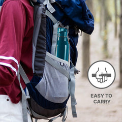 Milton Steel Sprint 900 Insulated Inner Stainless Steel Water Bottle, 630 ml | Easy Grip | Leak Proof | School | Office | Gym | Hiking | Treking | Travel Bottle