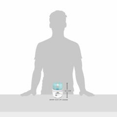 BOSS USB Rechargeable Wireless Electric Chopper with Stainless Steel Blades, One Touch Operation, 10 Seconds Chopping, Mincing Vegetable - 350 ML, 40 Watts