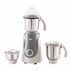 BOSS Crown 750W Mixer Grinder with Powerful Motor, 3 SS Jars, 5 years warranty