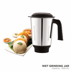 BOSS Bravo 500W Mixer Grinder with Powerful Motor, 3 SS Jars, 2 years warranty*