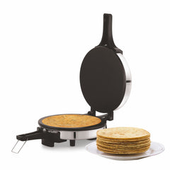 Boss Munch Khakhra Maker Electric Automatic | Khakhra/Roti Maker Non Stick Ptfe Coating | Wattage 1100 - Stainless Steel Body - 1100 Watts