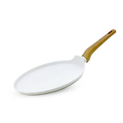 Naturally Forged Aluminum 28cm Pancake Pan / Dosa Tawa - Induction Bottom