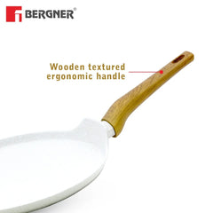 Naturally Forged Aluminum 28cm Pancake Pan / Dosa Tawa - Induction Bottom