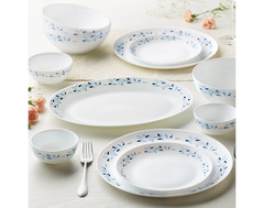 Larah by Borosil Skyleaf Dinner Set