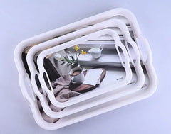 Servewell-3 pc Tray Set Handy - Unwind