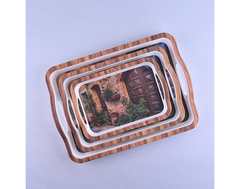 Servewell-3 pc Tray Set Sturdy - Doorway