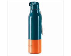 Milton Steel Sprint 900 Insulated Inner Stainless Steel Water Bottle, 630 ml | Easy Grip | Leak Proof | School | Office | Gym | Hiking | Treking | Travel Bottle