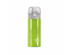 MILTON Vogue 500 Stainless Steel Water Bottle 490 ml, Single Walled, ISI Certified I Leak Proof Lid, Rust Proof I For School, Office, Gym