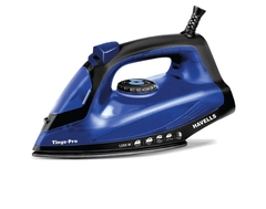 Havells Tinyo Pro 1250 Watt Steam Iron Press with Powerfull Steam Spray | Horizontal & Vertical Steaming Function | Self Clean | 2 Years Warranty (Blue)