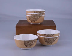 12 pc Soup Bowl with Spoon Set Rnd - Craft