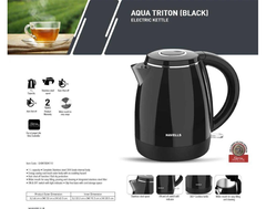 Aqua Triton Electric Kettle 1100 Watts 1 liter, Double Layered Cool Touch Outer Body | 304 Rust Resistant SS Inner Body with Auto Shut Off | Wider Mouth