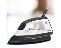 Borosil Glider 1000W Dry Iron with American Heritage Non-Stick Soleplate Coating, Thermostate for Better Heat Conductivity, Dry Ironing for Silk, Nylon, Rayon, Wool, Cotton & More, 2 Years Warranty