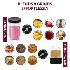 Borosil Nutrifresh NB04 3-in-1 Blender, Grinder & Mincer
