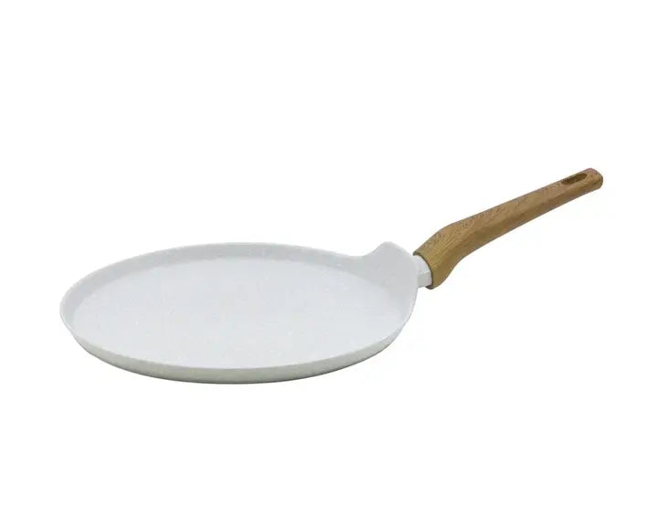 Naturally Forged Aluminum 28cm Pancake Pan / Dosa Tawa - Induction Bottom