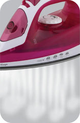 Havells ABS Tinyo 1250 Watt Steam Iron Press With Powerfull Steam Spay | Horizontal Steaming | Self Clean | 200Ml Tank Capacity | 2 Years Warranty (Pink), 1250 Watts